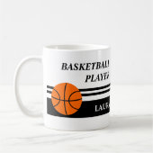 Peronalized Basketball Coffee Mug (Gauche)