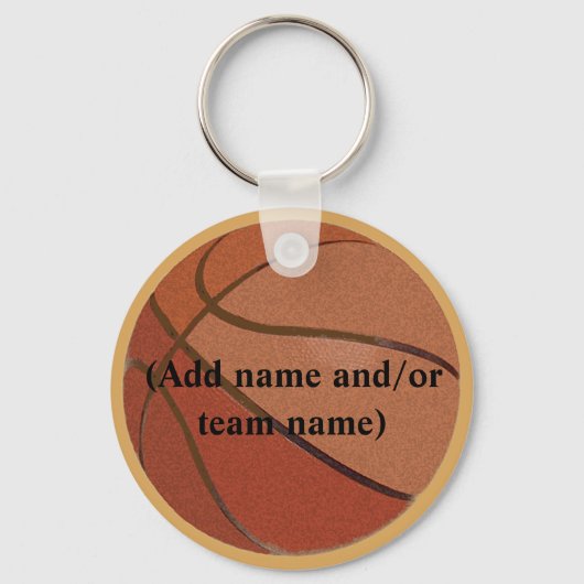 Peronalized Basketball Sleutelhanger (Voorkant)