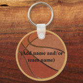 Peronalized Basketball Sleutelhanger (Voorkant)
