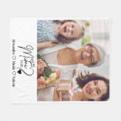 Peronalized Photo Best Mimi Ever Minimalist Fleece Deken (Voorkant (Horizontaal))