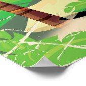 Pérou Amérique du Sud Caricature vintage affiche d (Coin)