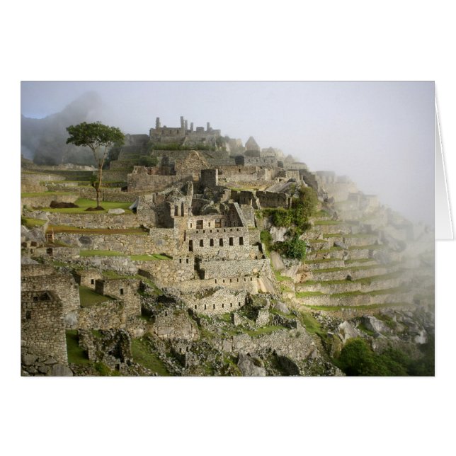 Pérou, Machu Picchu. La citadelle antique de Machu (Devant horizontal)
