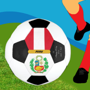 Pérou Personnalisé, Drapeau, Photo Soccer Ball