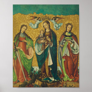 Perpetua & Felicitas – Premium Arena Gouden Martel Poster