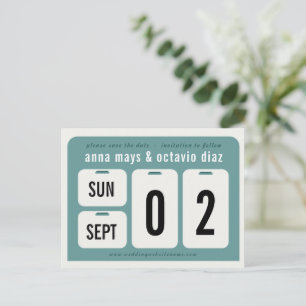 Perpetual Calendar bewaart het Briefkaart van de D