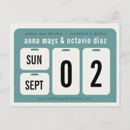 Perpetual Calendar bewaart het Briefkaart van de D