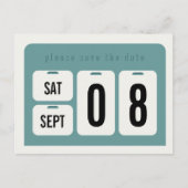 Perpetual Calendar Save the Date Aankondiging (Voorkant)