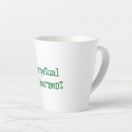 Perpetual Endearment Latte Mug (Angle droit)