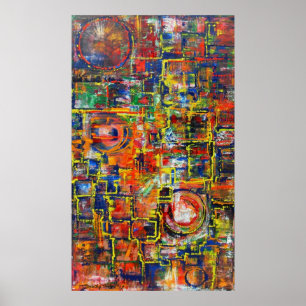 Perpetual Motion I - Canvas afdrukken Poster