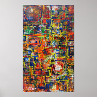 Perpetual Motion I - Canvas afdrukken Poster