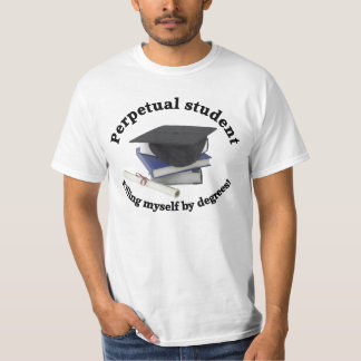 perpetual student 2 Mannen Value T-shirt