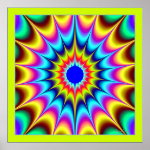 Perpetuele fractaalenergie poster