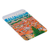 Perpignan Photo Vintage Magneet (Rechterzijde)