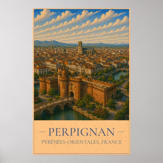 Perpignan Poster (Voorkant)