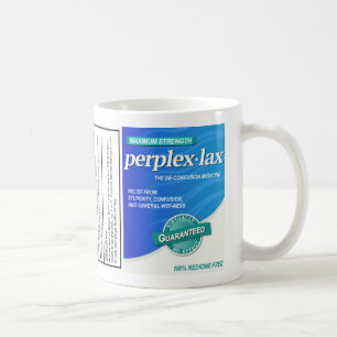 Perplex-lax Mok voor apotheker Gag Gift