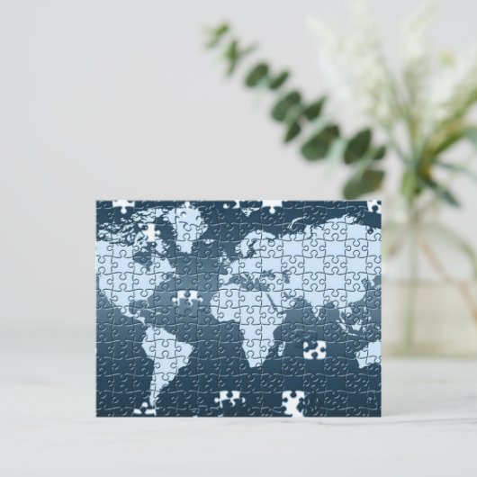 Perplexe ! Carte postale (Debout devant)