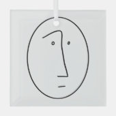 PERPLEXED Glass-Ornament Glas Ornament (Voorkant)