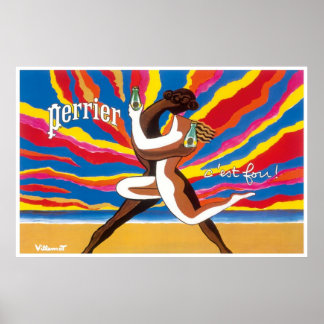 Perrier  advertentie poster