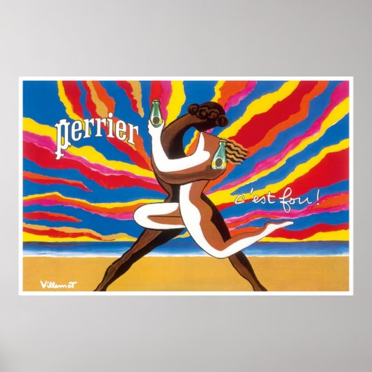 Perrier  advertentie poster (Voorkant)