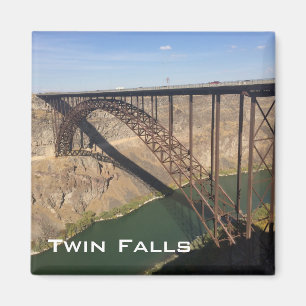 Perrine Bridge - Snake River - Twin Herfst Magneet