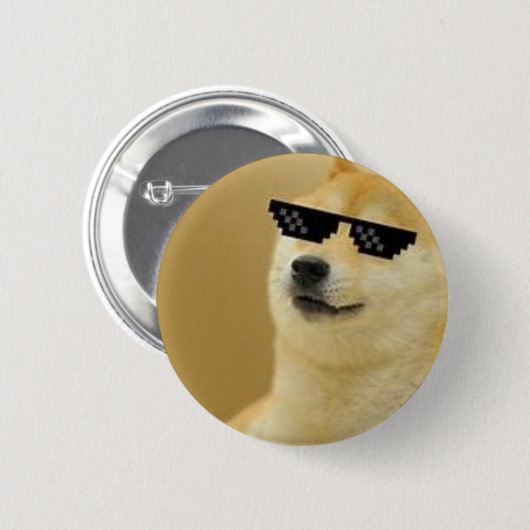 Perro Meme Ronde Button 5,7 Cm (Voorkant /achterkant)