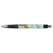 Perroquet Ara Multicolore Tropical & Stylo Monogra (Devant)