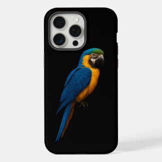 Perroquet Ara noir 4 Luxe iPhone 15 Pro Max, Ara b