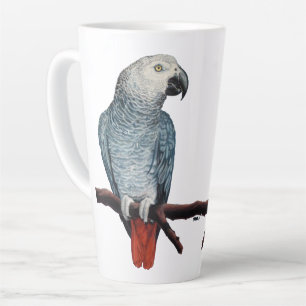 Perroquet Art Mug Africain Grey Cups de café