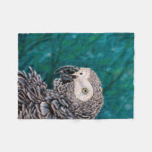 Perroquet de gris africain - couverture d'ouatine (Devant (Horizontal))