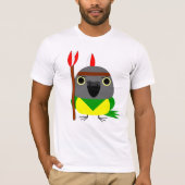 Perroquet du Sénégal, T-shirt indien indigène (Devant)