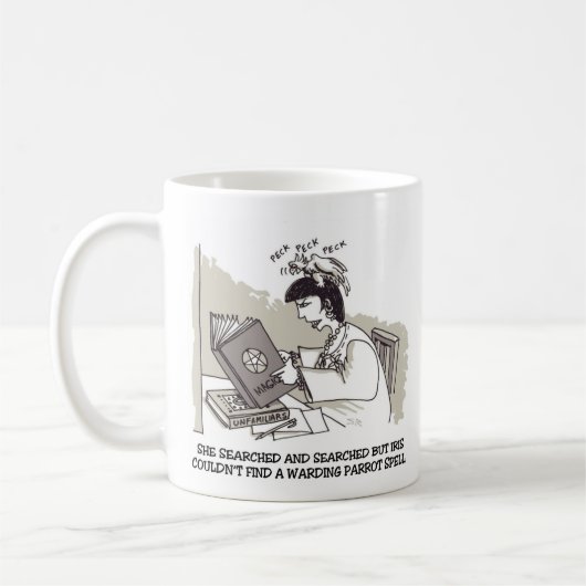 Perroquet Épelle tasse (Gauche)