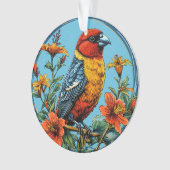 Perroquet mandelieu oiseau coloré (devant)