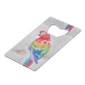 Perroquet rouge Macaw Aquarelle Oiseau Design (Devant Angle)