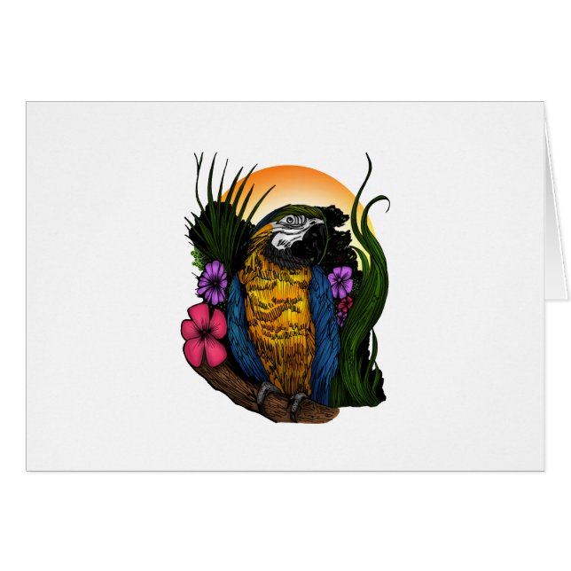 Perroquet tropical (Devant horizontal)