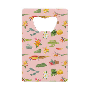 Perroquet tropical, Motif Vintage Cactus.