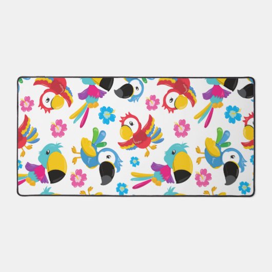 Perroquets colorés, Perroquets tropicaux, Oiseaux, (Recto)