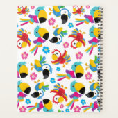 Perroquets colorés, Perroquets tropicaux, Oiseaux, (Dos)