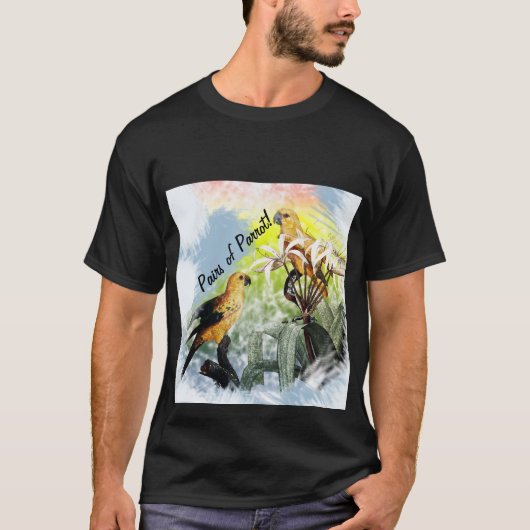 Perroquets en T-shirt Homme (Devant)