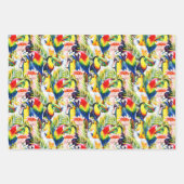 Perroquets Et Feuilles De Palmiers (Devant 2)