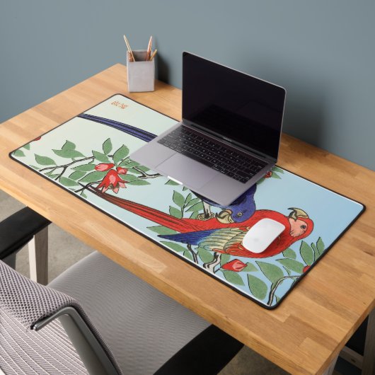 PERROQUETS ROUGES BLEUS (Bureau 2)