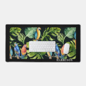Perroquets tropicaux colorés (Clavier et souris)