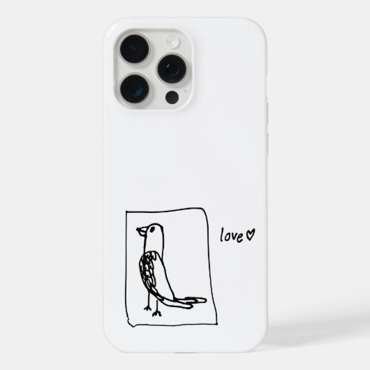 perruche étui téléphone (Verso)