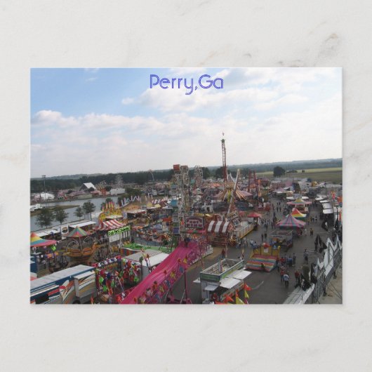 Perry,Ga Briefkaart (Voorkant)