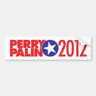 Perry Palin 2012 Ster Bumpersticker