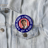 Perry voor President 2012 Ronde Button 7,6 Cm (In situ)