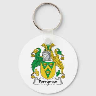 Perryman Family Crest Sleutelhanger
