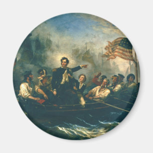 Perry's overwinning door William Powell uit 1865 Magneet