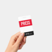 Pers All Access-pas Rode Witte Zwarte ID-badge Badge (Handheld)