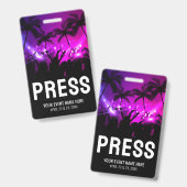 Pers Perspas Event Badge (Voor- en achterkant)