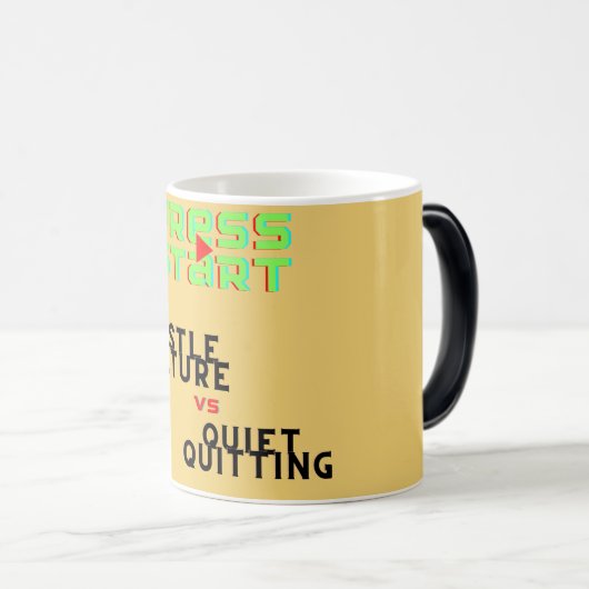 PERS START, HUSTLE CULTURE VS QUIET QUITING MAGISCHE MOK (Voorkant rechts)